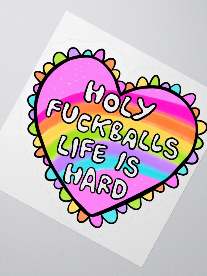 Life is Hard Sticker product image (6)