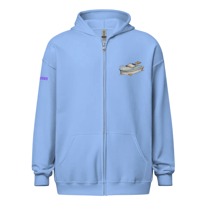 Live Laugh Toaster Bath Zip up Hoodie product image (4)
