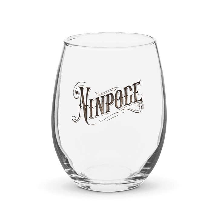 NINPOC Ornamental Stemless Wine Glass product image (1)