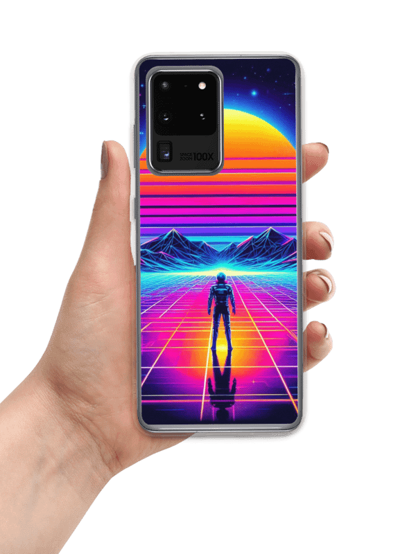 Neon Grid Samsung® Case | Ai Design product image (7)