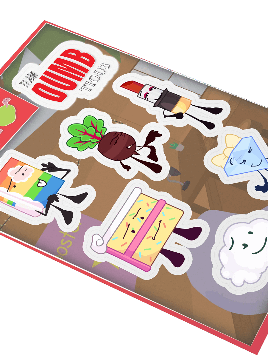 Team Dumbtious Stickers product image (2)