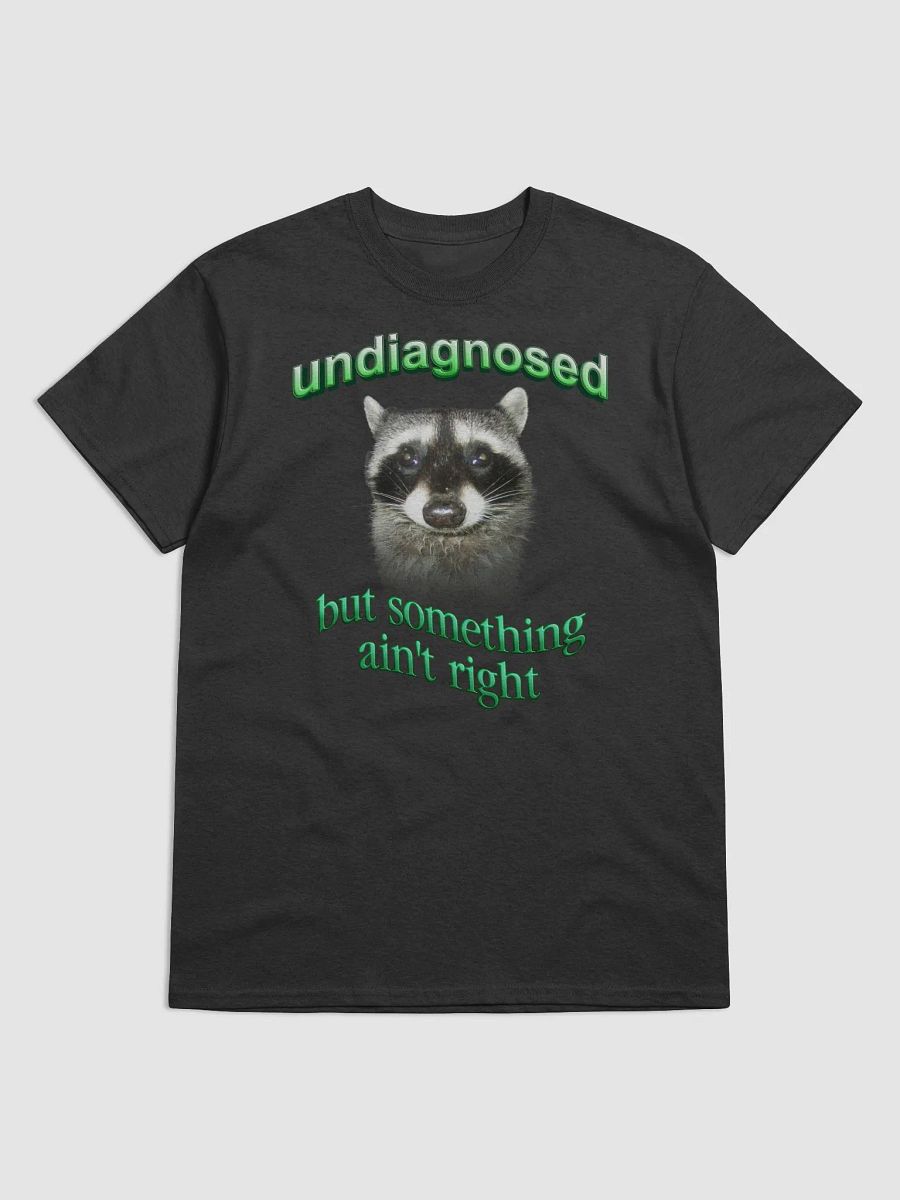 Undiagnosed but something ain't right - Raccoon T-shirt product image (1)