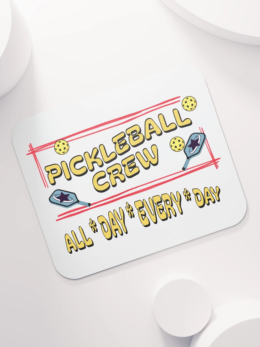 Pickleball Crew All Day Every Day Mouse Pad product image (7)