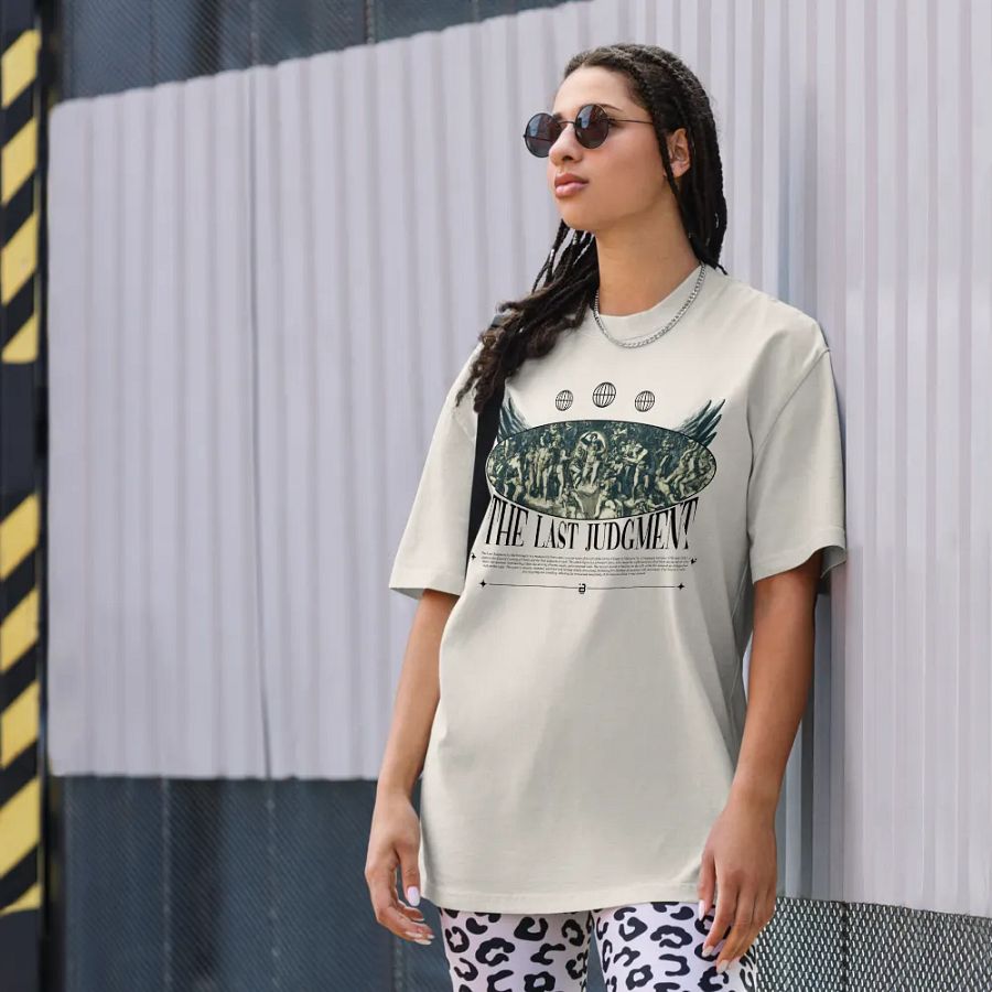 Judgment Day - BUIII Remix Premium Oversized Faded T-Shirt product image (8)