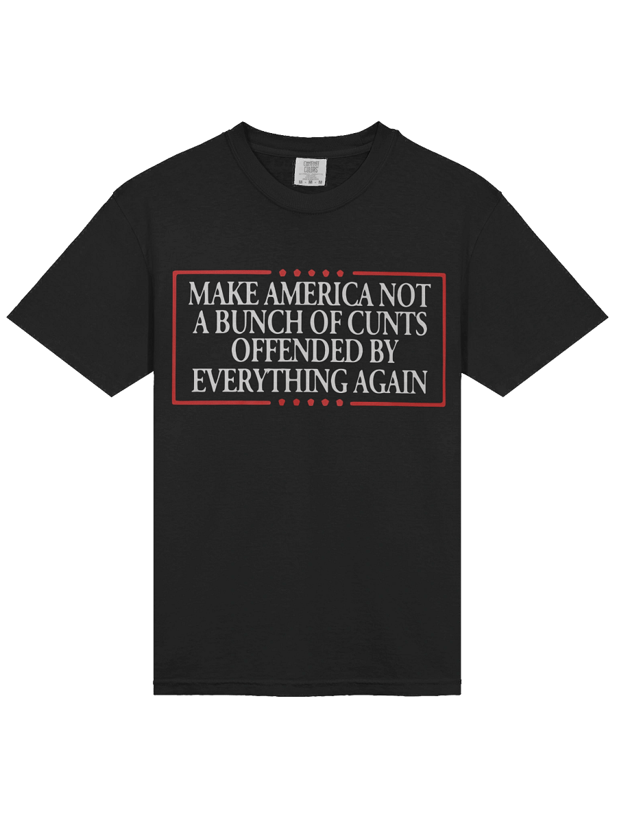 Make America Not A Bunch Of Cunts Offended By Everything Again T-shirt product image (2)