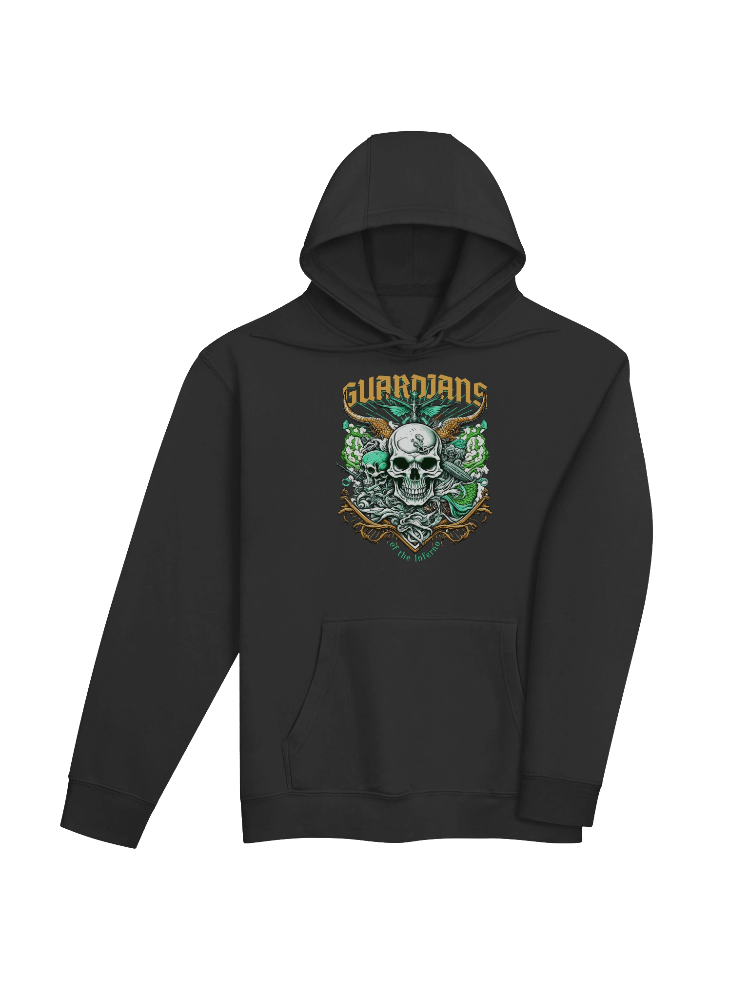 Unique Mythical Skull Fantasy Hoodie for Creative Souls product image (11)