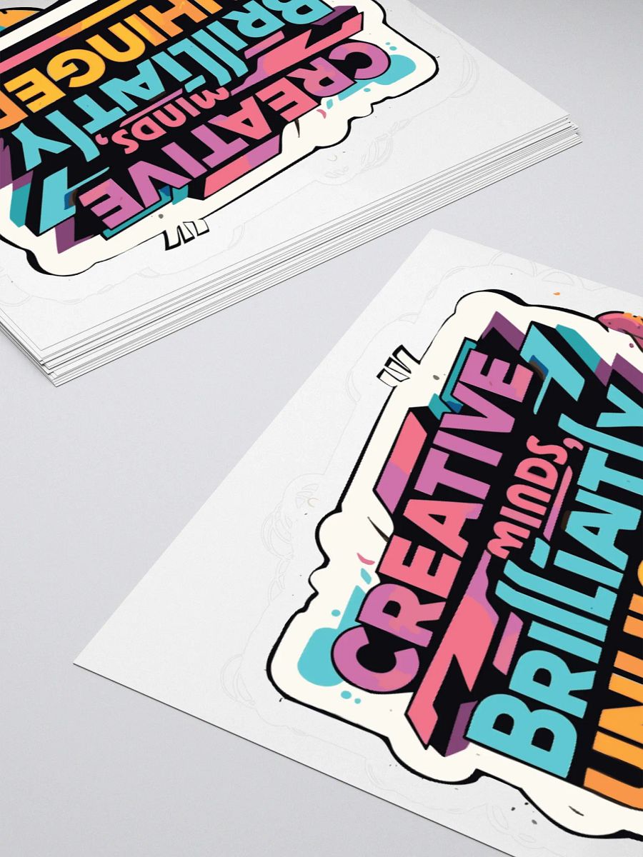 Brilliantly Unhinged Sticker product image (4)