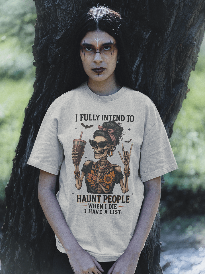 The Haunt List Oversized Tee product image (2)