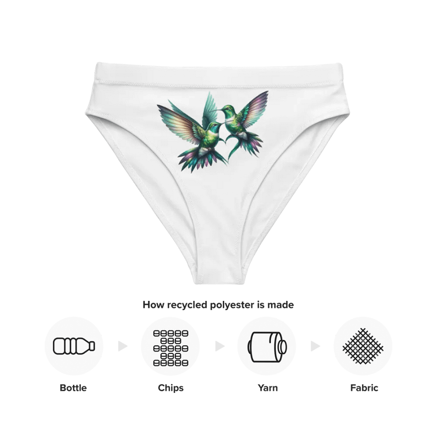 Iridescent Love High-Waisted Bikini Bottom product image (12)