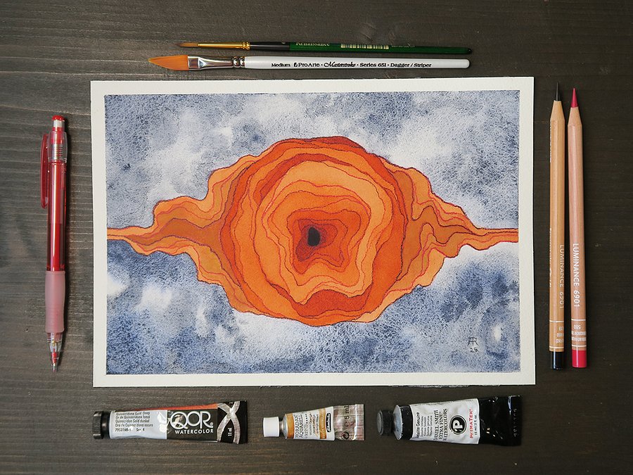original painting : nebula product image (2)