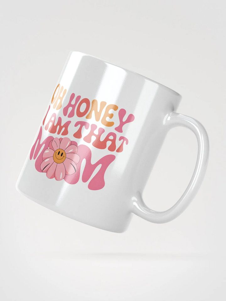 Retro Mom Smiley Flower Mug product image (4)
