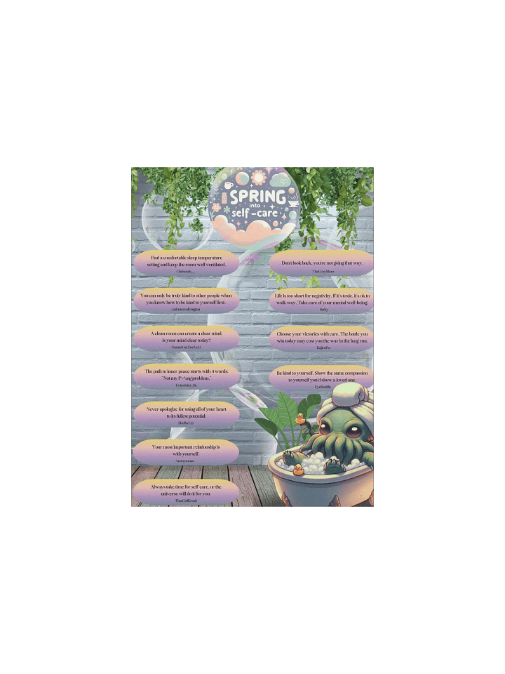 Spring Into Self Care Prints product image (2)