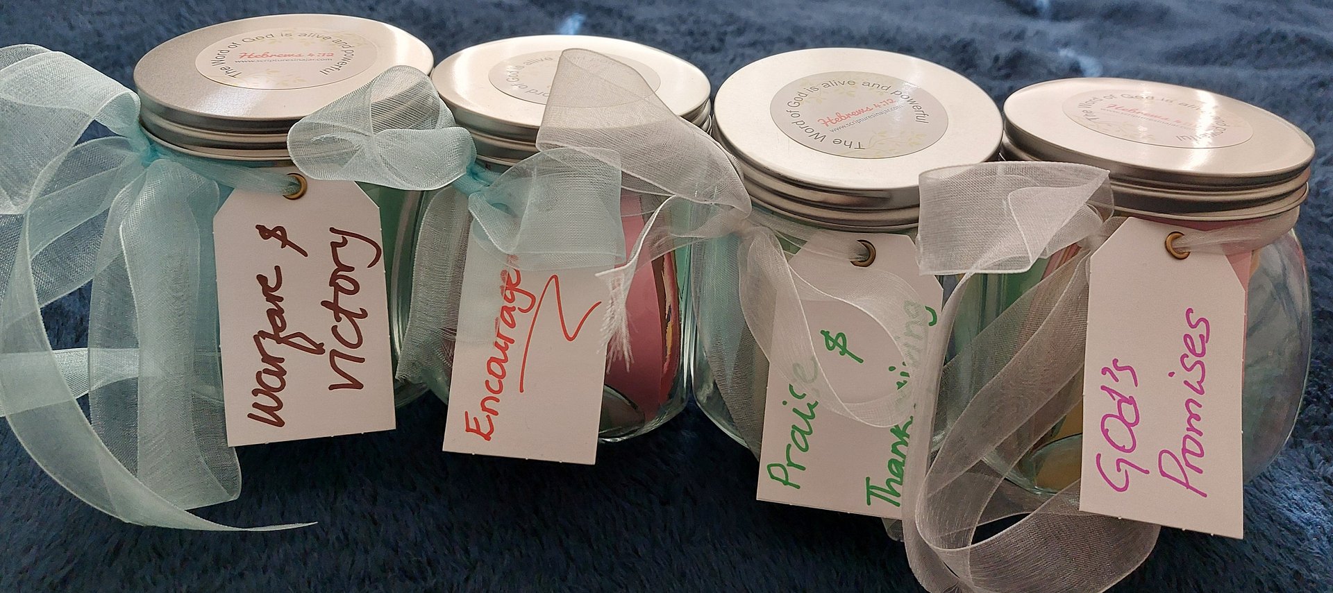Scriptures in a Jar - Church GIFT package (24 jars of 120 Scriptures each) product image (6)
