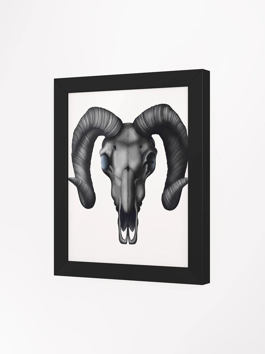 Dramatic Ram Skull Framed Matte Poster product image (21)