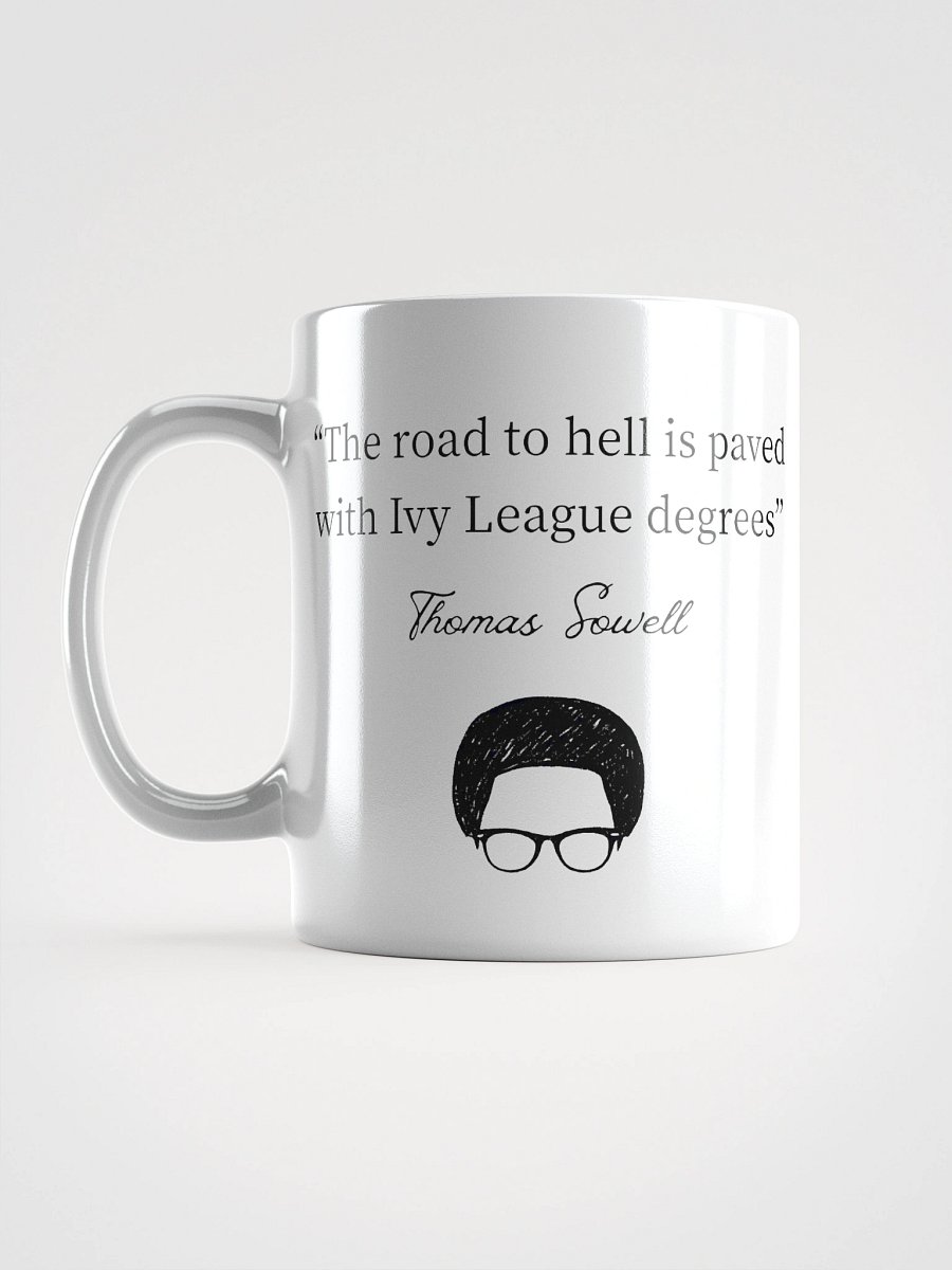 "The Road to Hell" — Thomas Sowell Quote Mug product image (6)