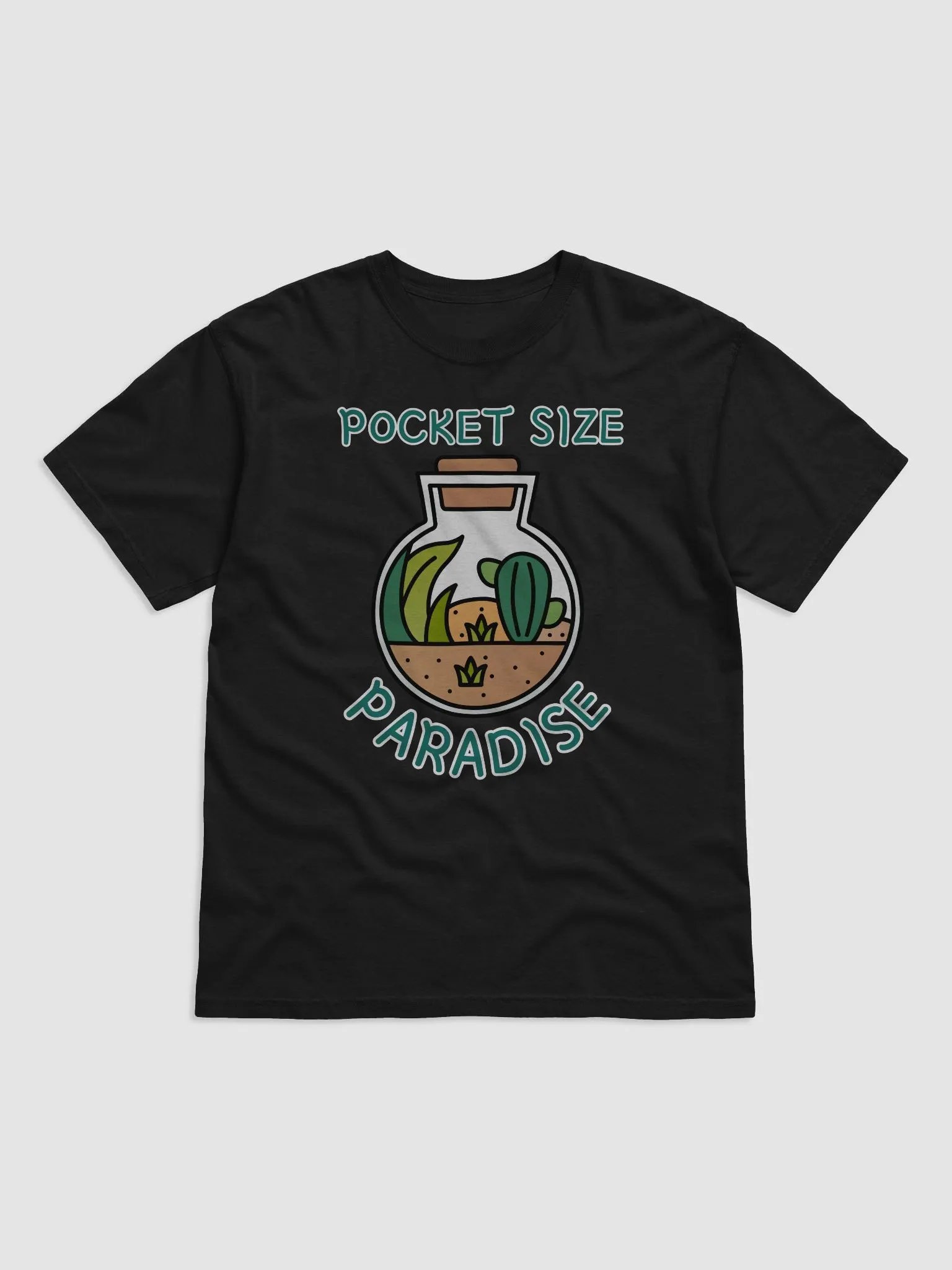 Pocket Size Paradise Home Mini Plant Terrarium T-shirt product image (8)
