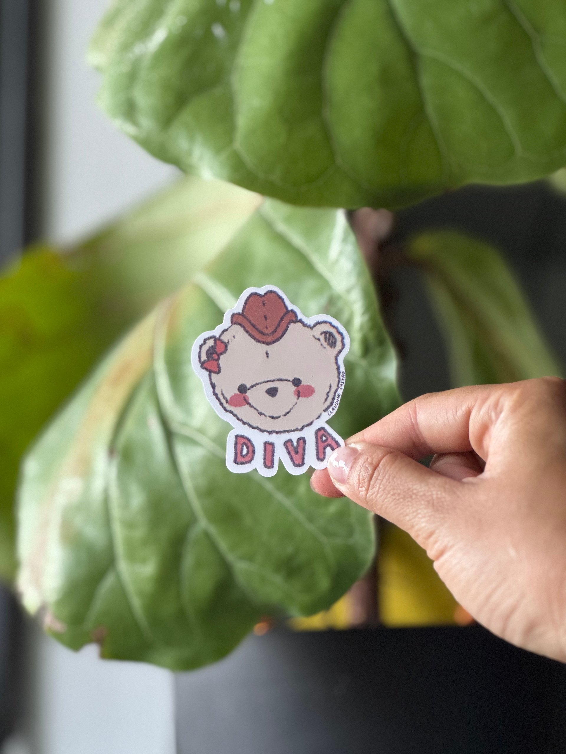 Amber Beary DIVA Waterproof Vinyl Sticker product image (1)