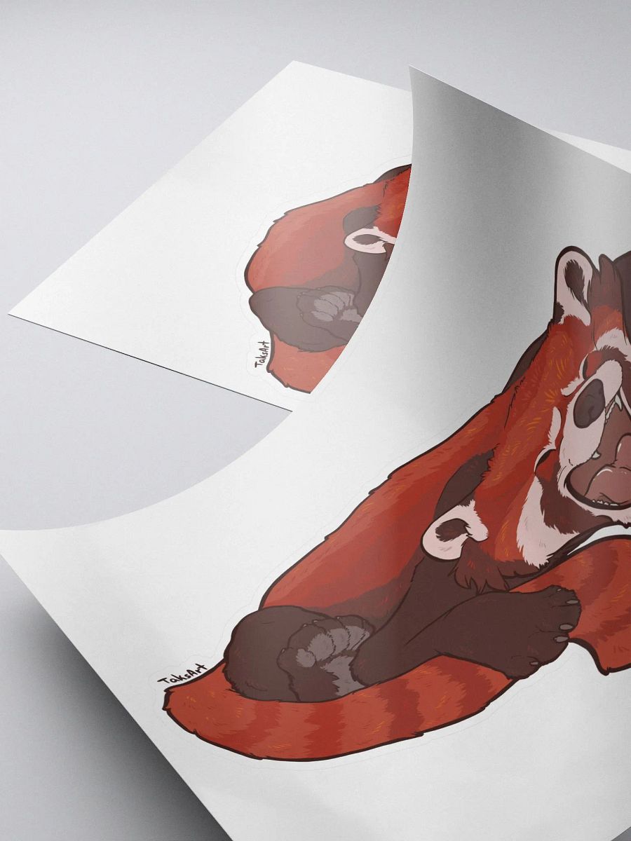 Sleepy Red Panda - Sticker product image (5)