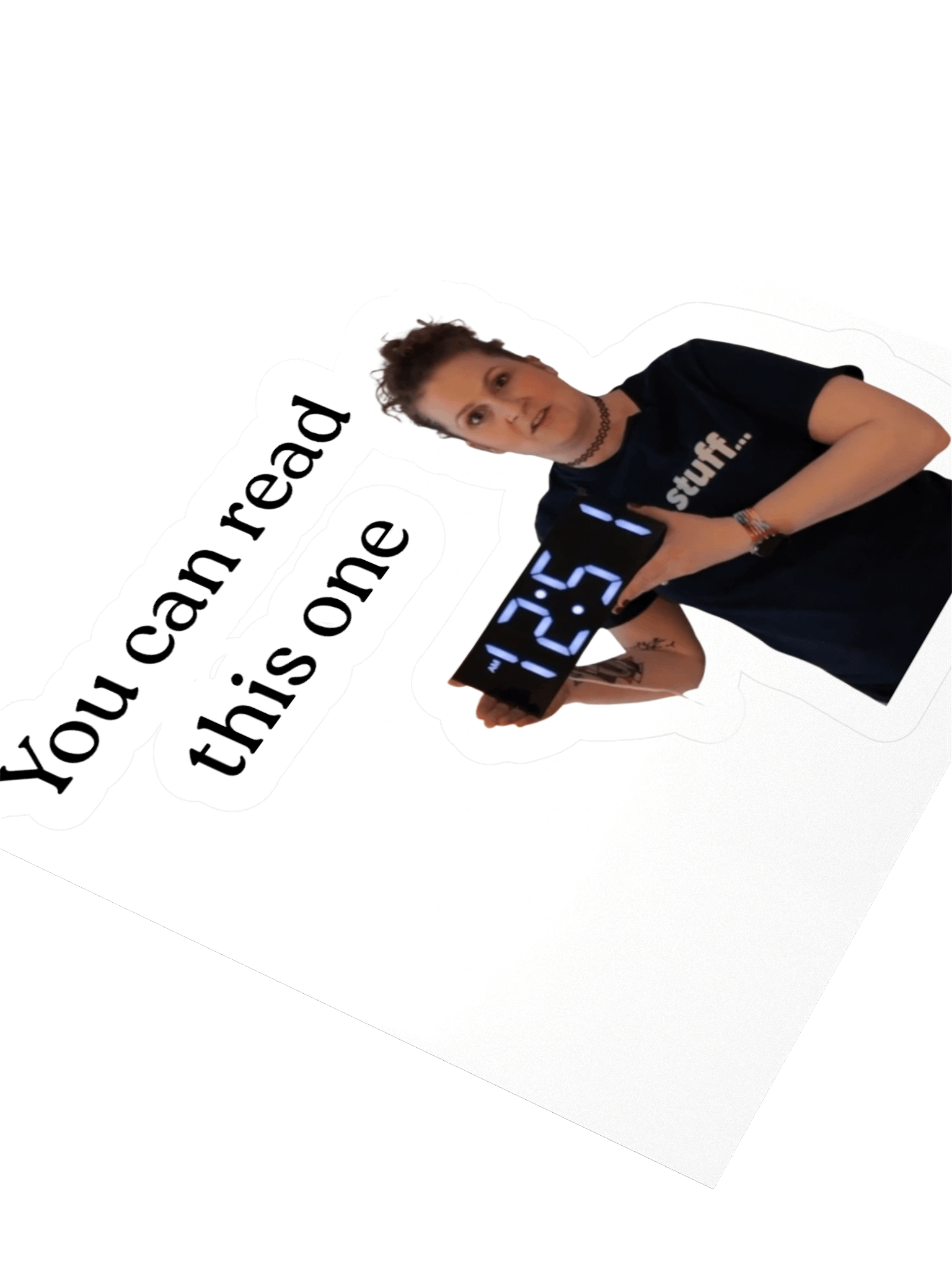 You Can Read This One Sticker product image (7)