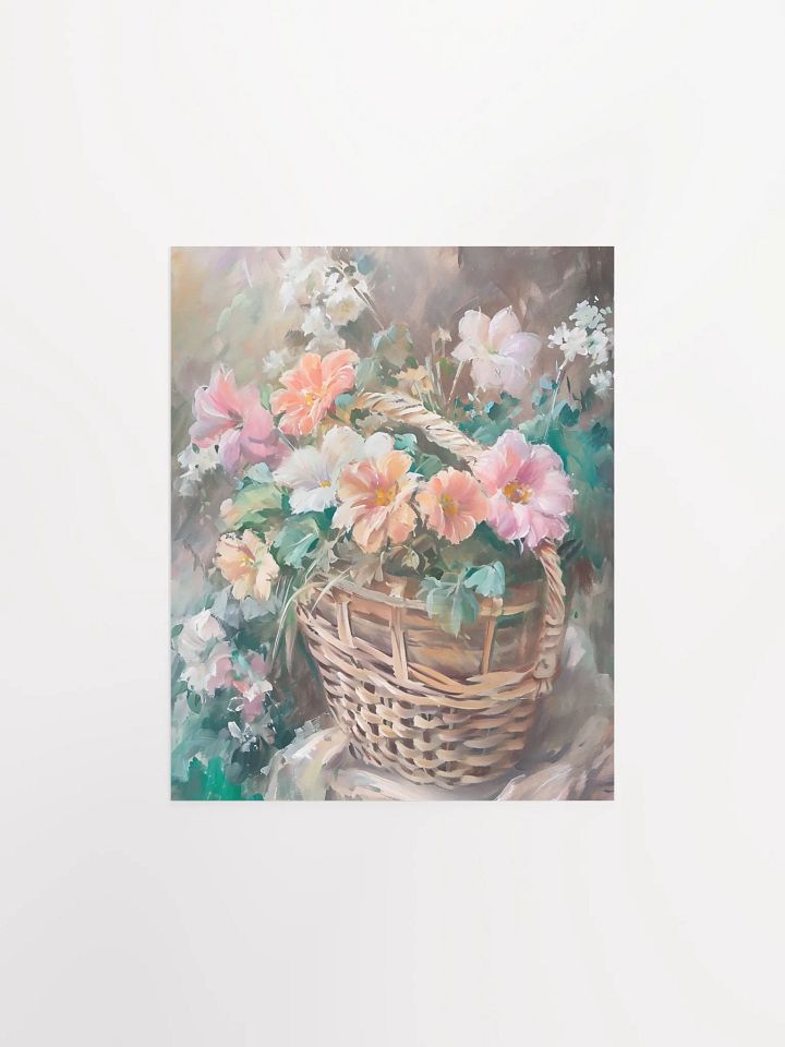 Bountiful Blooms Basket Poster product image (1)