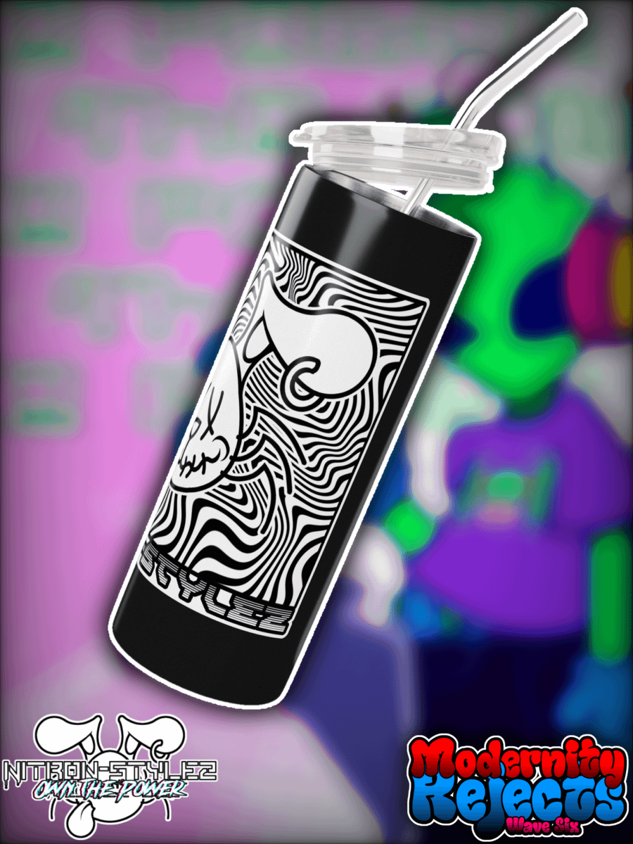 Wave 6 - Trippy Square Stainless Steel Tumbler product image (1)