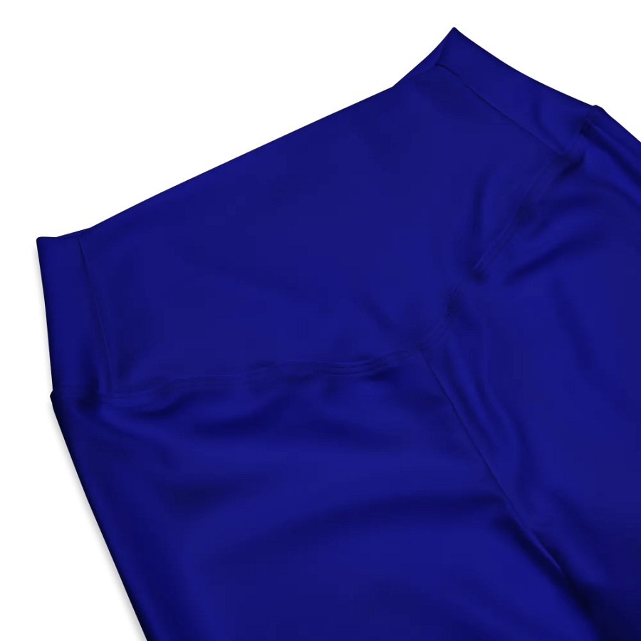 Plain Color Navy Blue Flare Leggings product image (9)