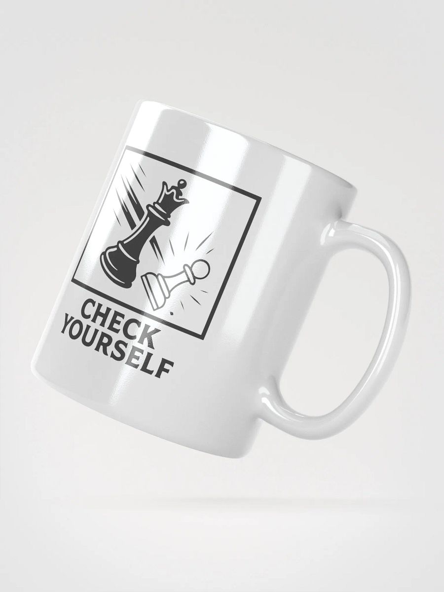 Check Yourself - White Glossy Mug product image (2)