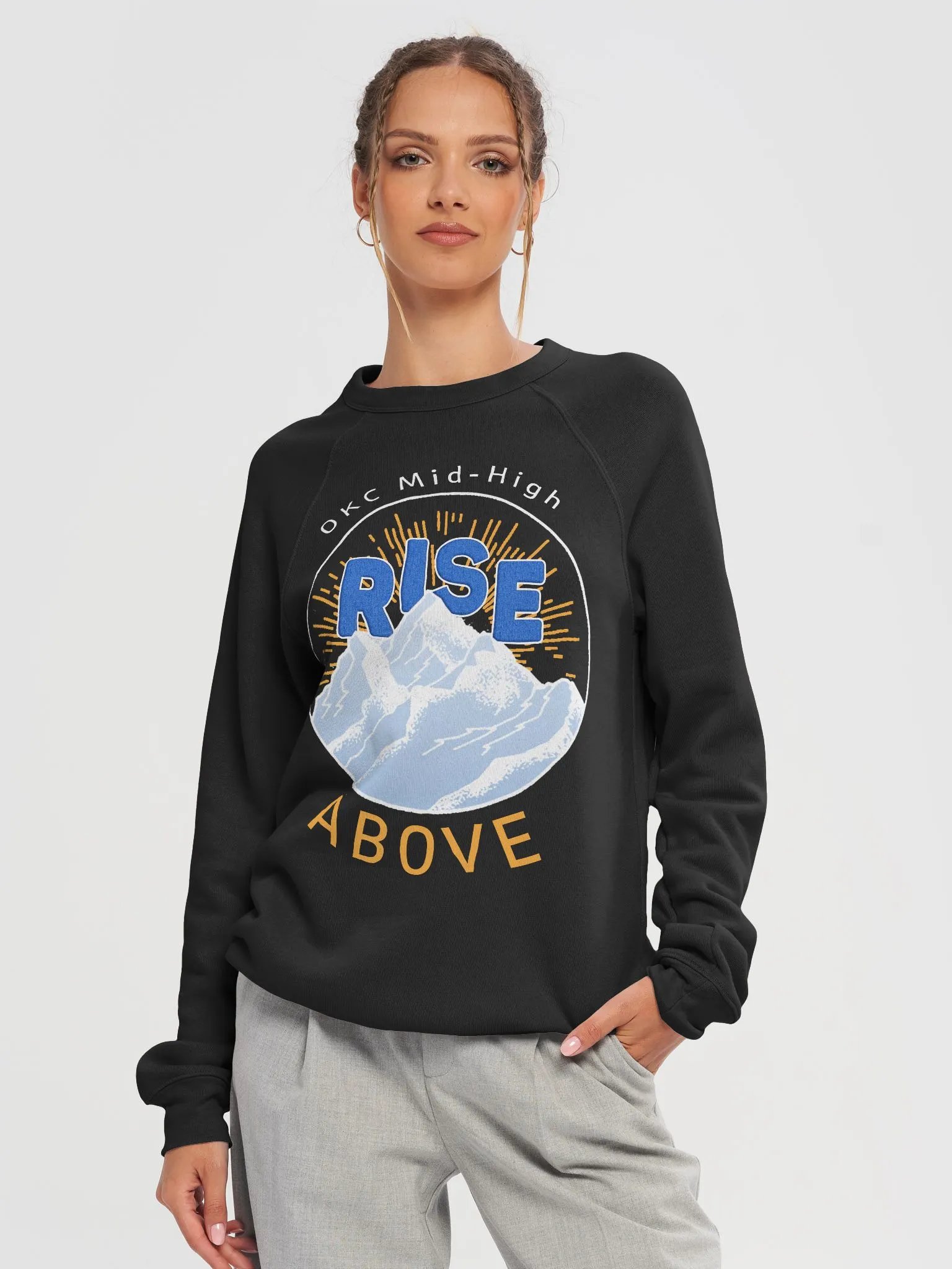 Rise Above Raglan Sweatshirt product image (4)