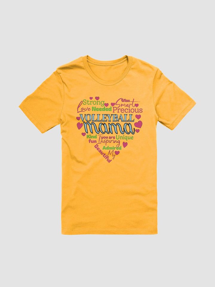 Heart Volleyball Mama Inspiration T-Shirt product image (11)