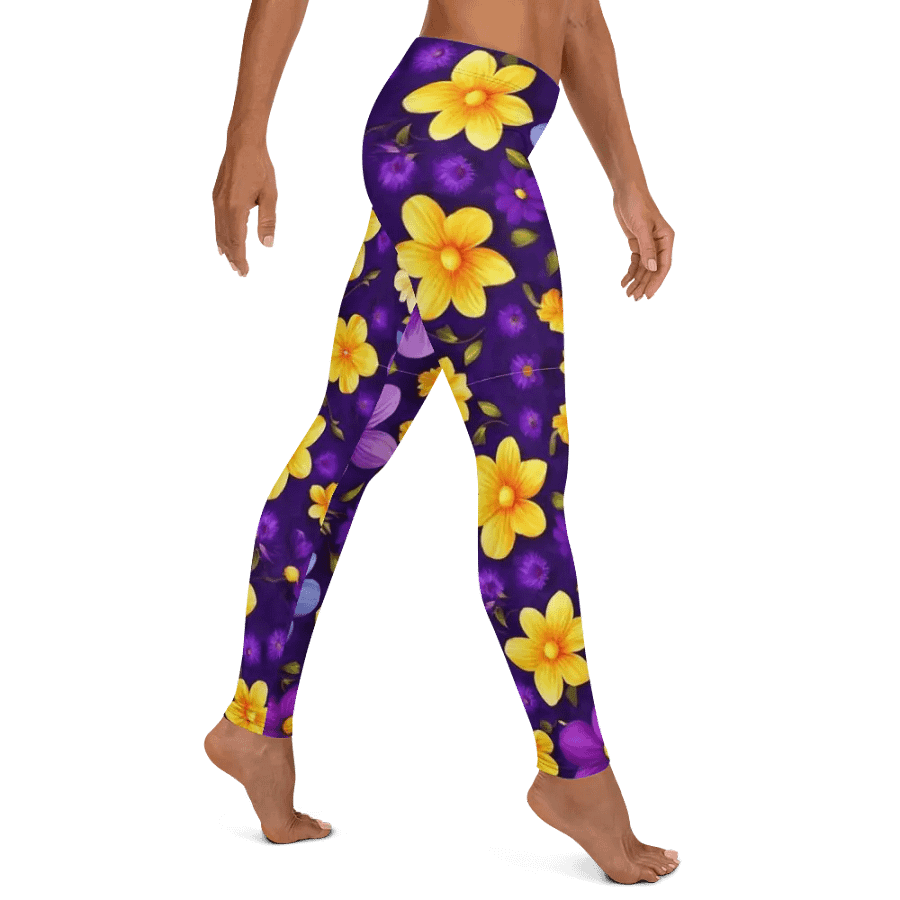 Leggings – Multi-Color Flowers Print for Vibrant & Playful Style product image (11)