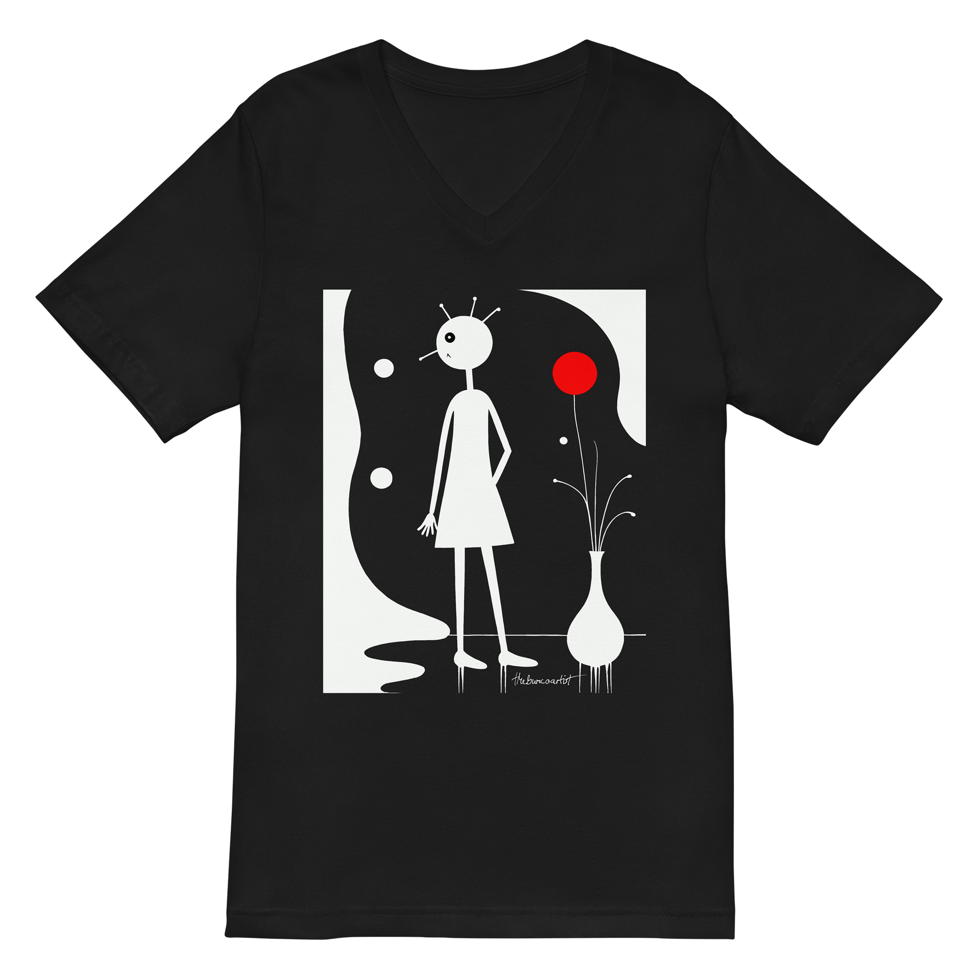 Bella+Canvas Short Sleeve V-Neck Jersey T-Shirt product image (1)