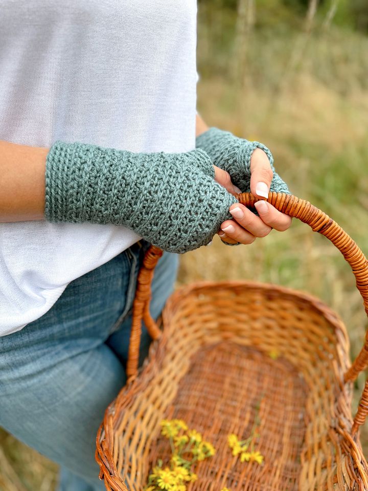 Mystical Mitts - Crochet Fingerless Mitts Pattern Child to Adult Sizes product image (2)