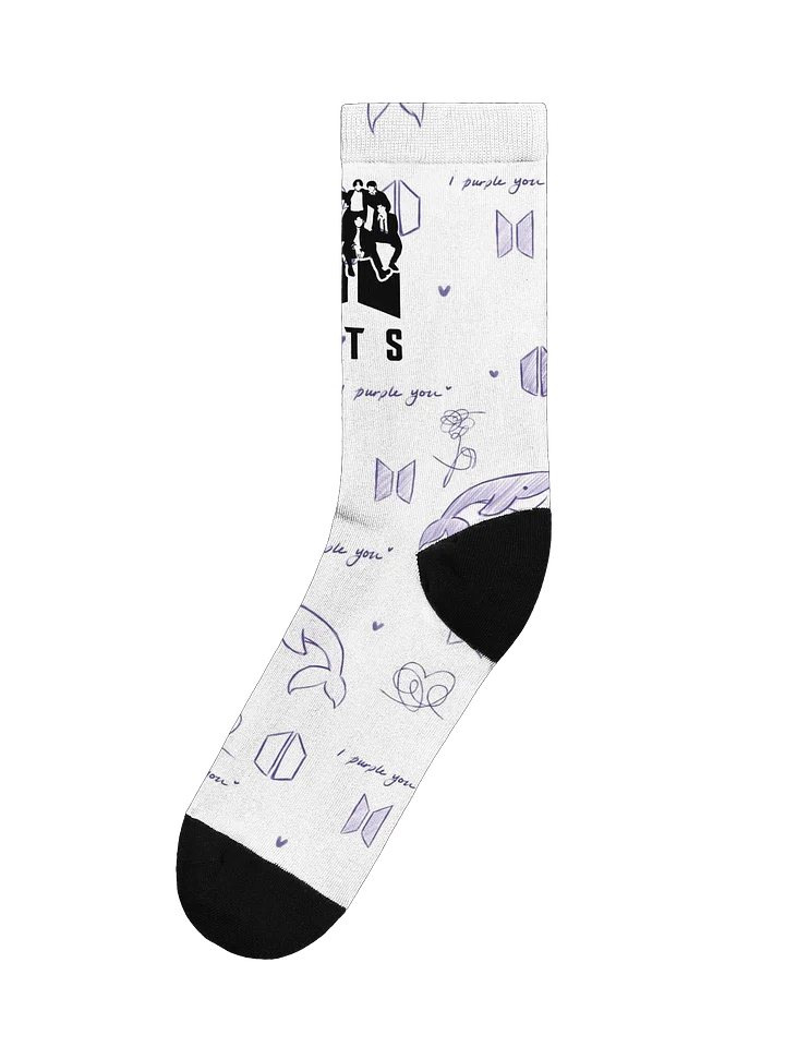 BTS I PURPLE YOU Crew Socks product image (1)
