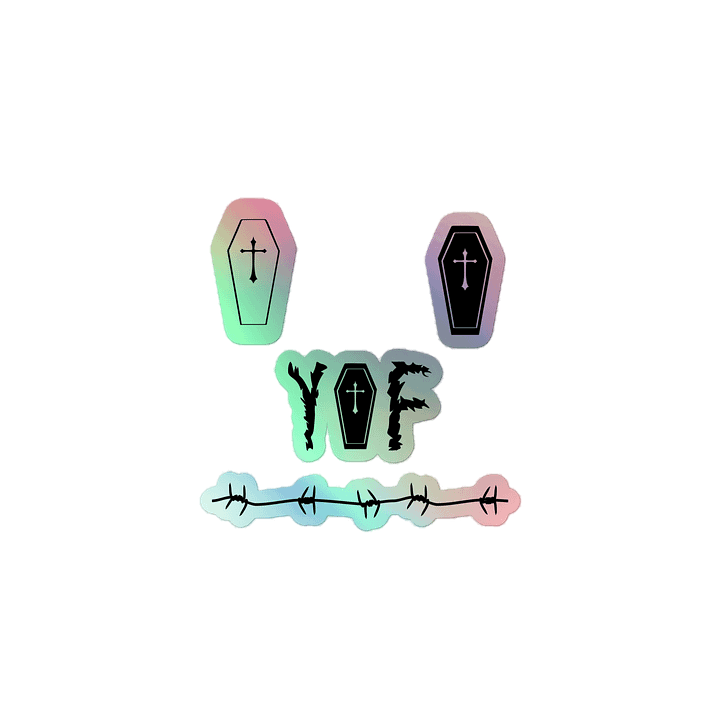 Your Inner Funeral Holographic Stickers product image (1)