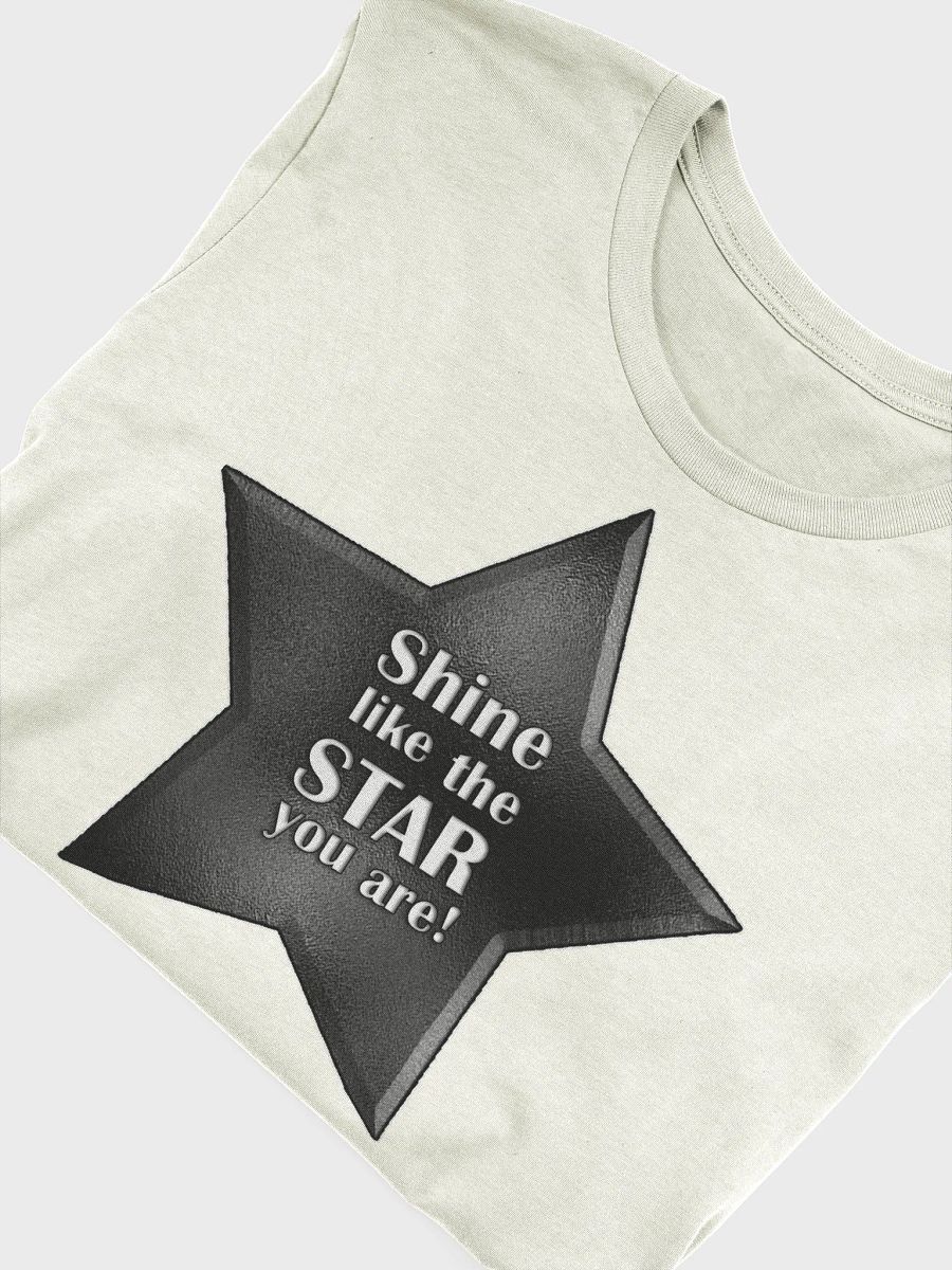 Shine Like the Star You Are! (dark star dark text) product image (46)