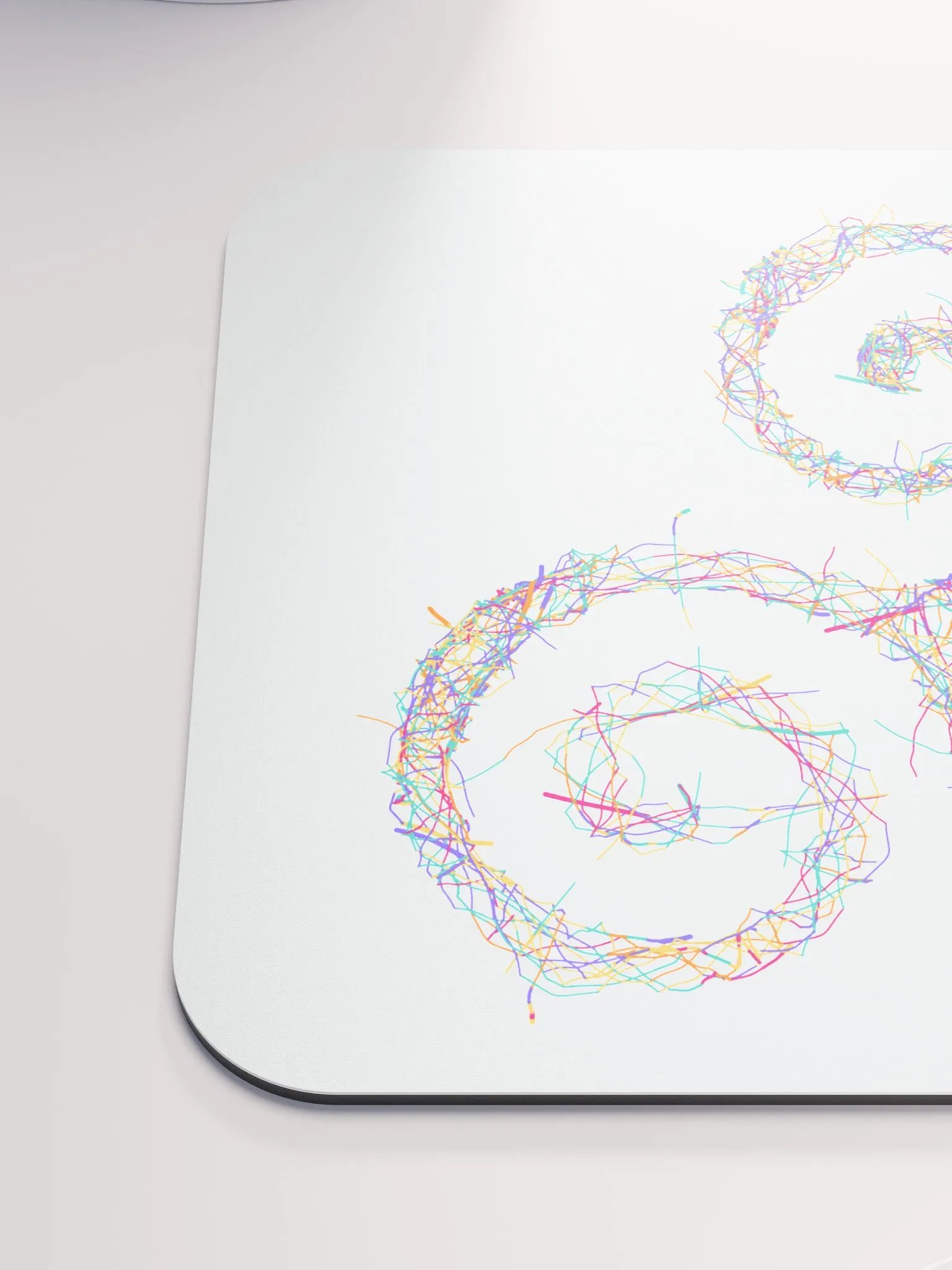 Neon Spirals Mouse Pad product image (6)