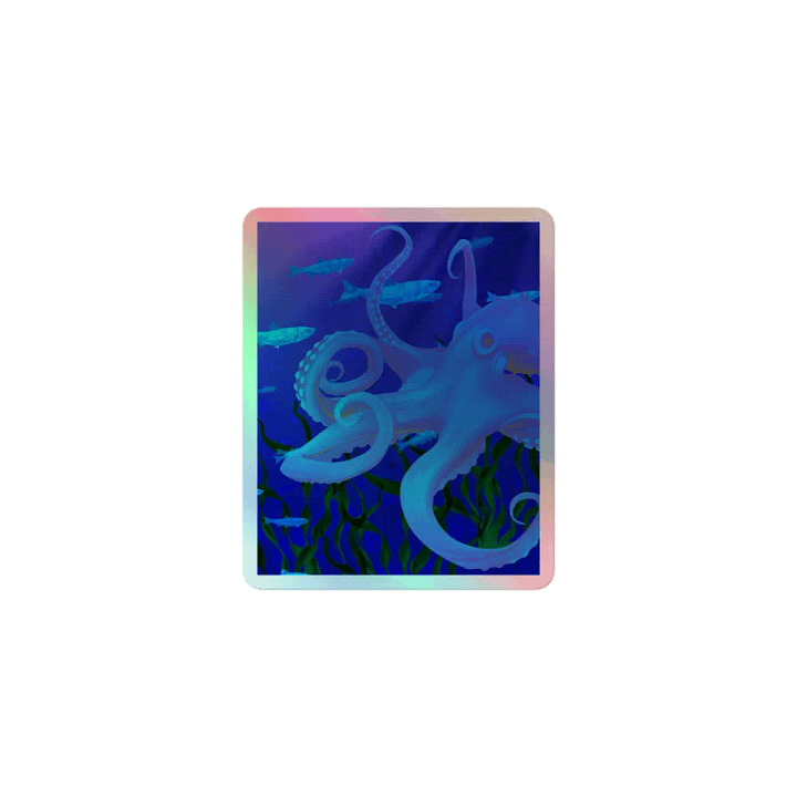 Oceanic Octopus Holographic Sticker product image (1)