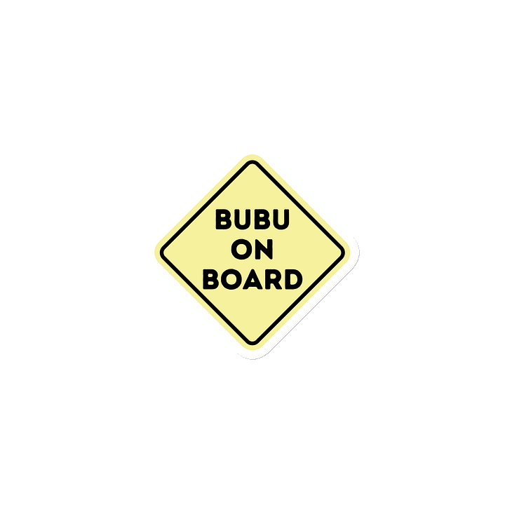 Bubu on Board Magnet product image (1)