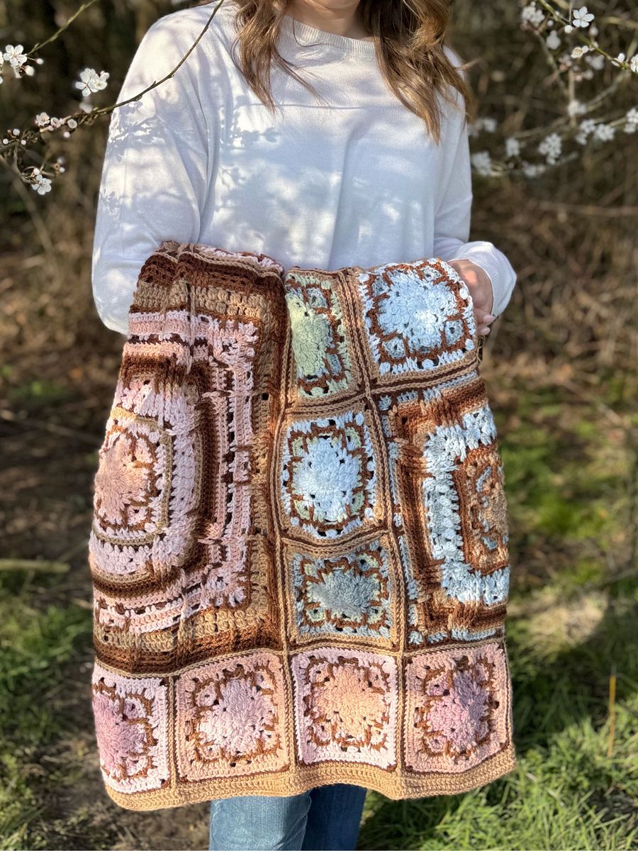Spring Into Bloom Crochet Blanket PDF Ebook product image (7)