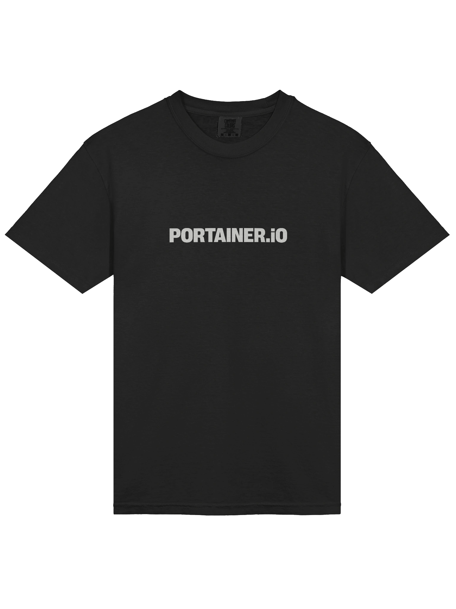 Portainer Tshirt - Kube with no BS - Black product image (3)