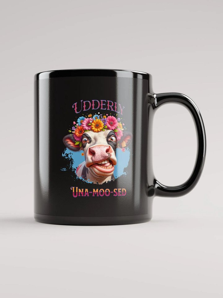 Whimsical Cow Floral Crown Mug product image (1)