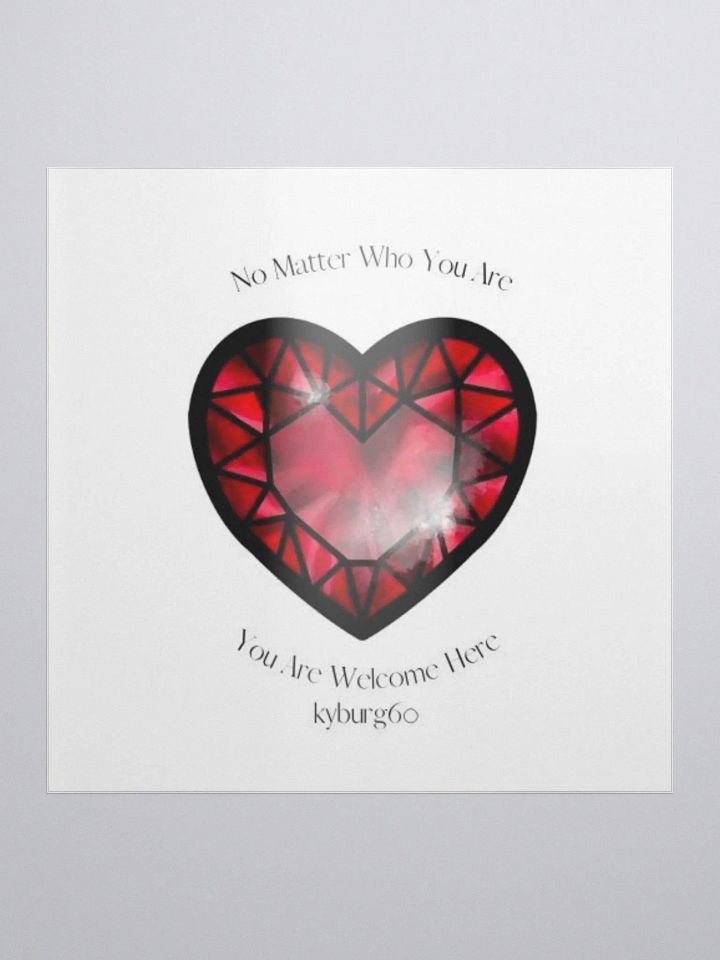 Kyburg60 - Ruby Heart Sticker product image (1)