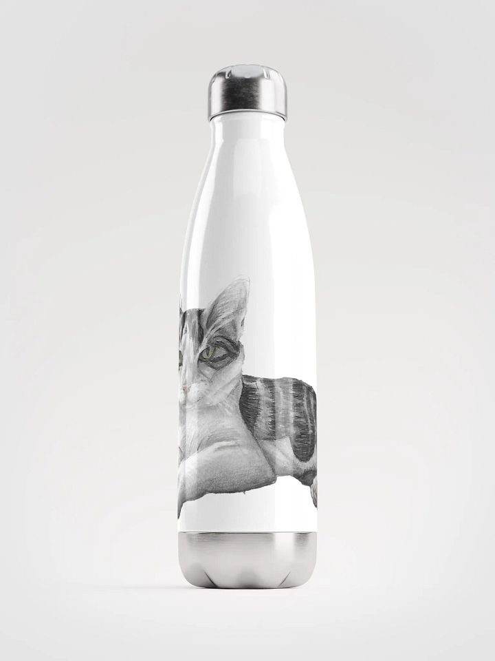 Cat Drawing Water Bottle product image (1)
