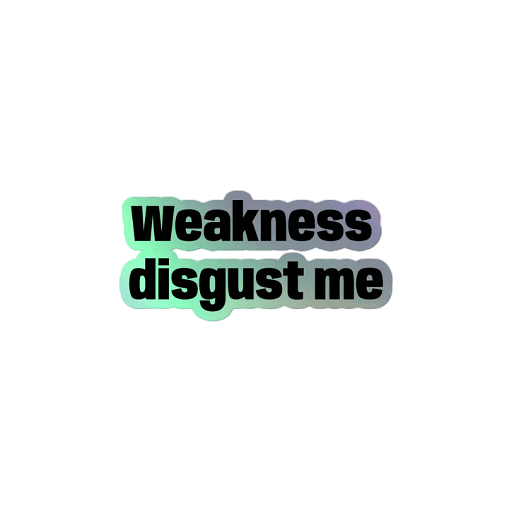 Weakness Sticker product image (2)