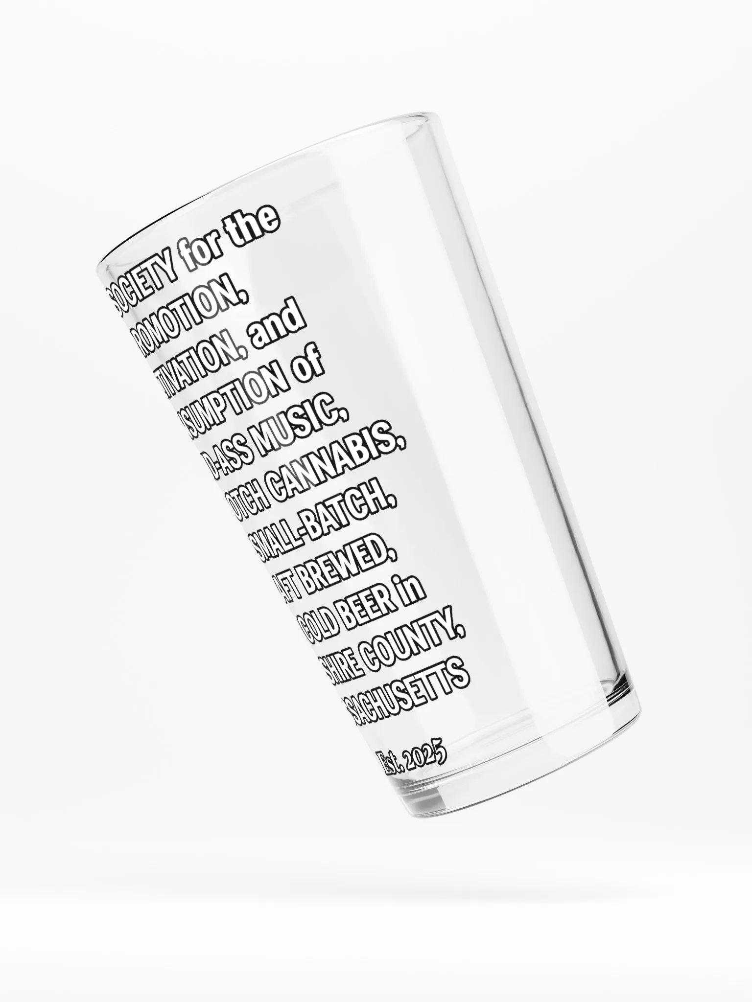 Secret Society Beer Glass product image (3)