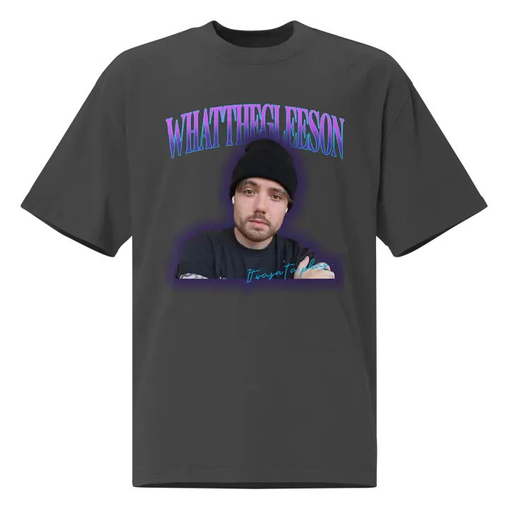 WhatTheGleeson 90s Bootleg Oversized T Shirt product image (1)