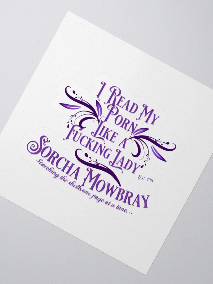 Sticker - I Read My P*rn product image (5)