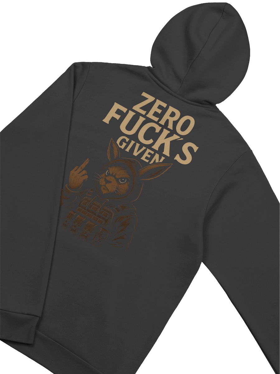 ZERO FUCKS GIVEN LAZY HOODIE product image (8)