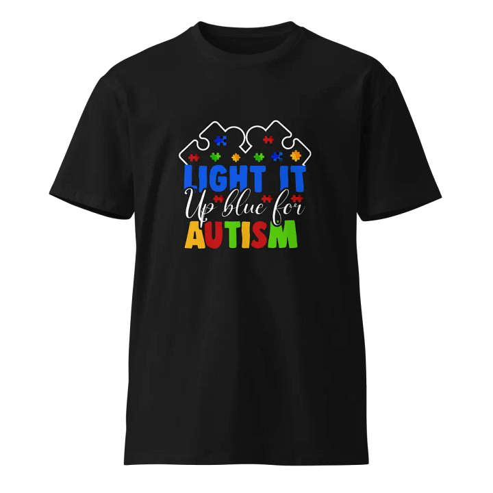 Light It Up Blue for Autism T-Shirt product image (1)