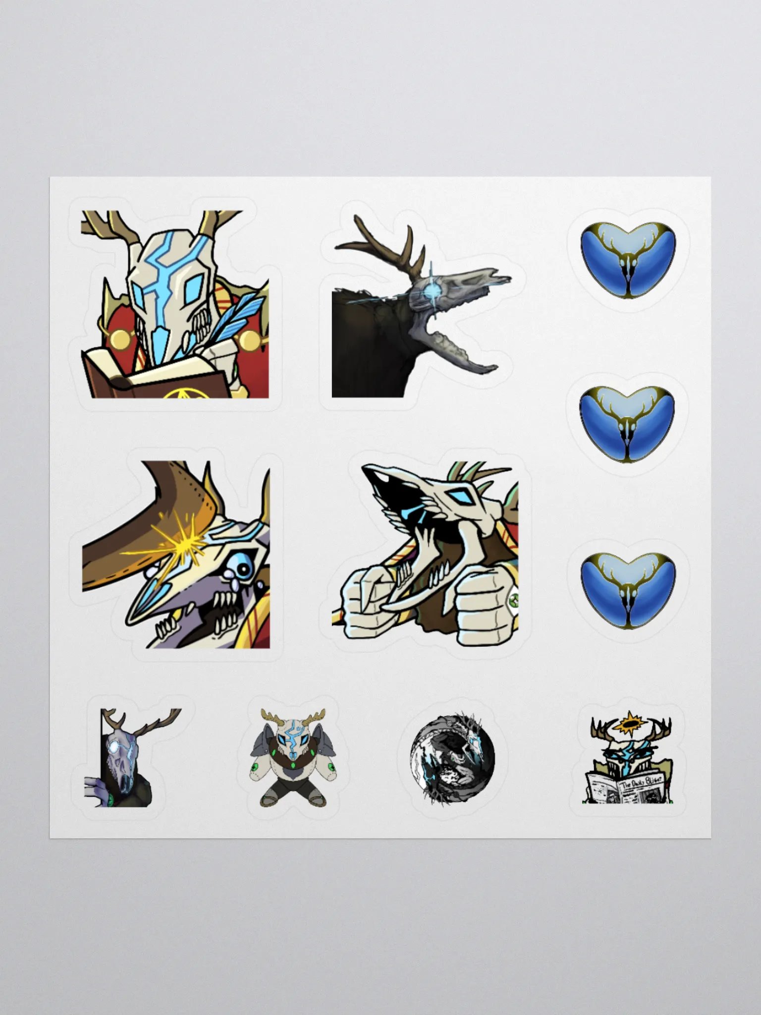 Channel Emotes Pack 2 Kiss Cut Stickers product image (4)